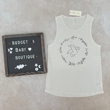 NWT RYLEE + CRU Dove Tank Top Shirt Size 8-9Y