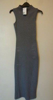 h&m grey bodycon dress