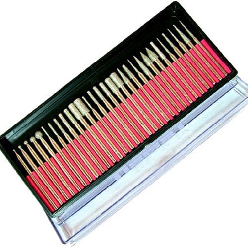 KIT ACCESSORI BAVA DIAMANTATA MINI TRAPANO ROTANTE 30 PZ