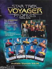 STAR TREK VOYAGER PROFILES ULTRA MASTER SET AUTOGRAPHS ALBUM PROMO REDEMPTION++