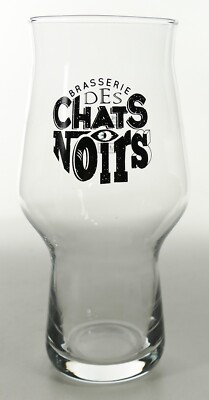 Brasserie Des Chats Noir Craft Master One Becher 25 cl Glas Gläser Belgien 0821