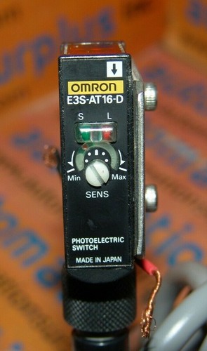 OMRON E3S-AT16 EMITTER E3S-AT16-L AND RECEIVER E3S-AT16-D PHOTOELECTRIC SWITCH - Picture 4 of 5
