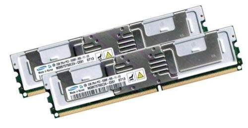 2x 2GB 4GB RAM IBM xSeries X3500 + X3550 667 MHz FB DIMM DDR2 memoria PC2-5300F - Imagen 1 de 1