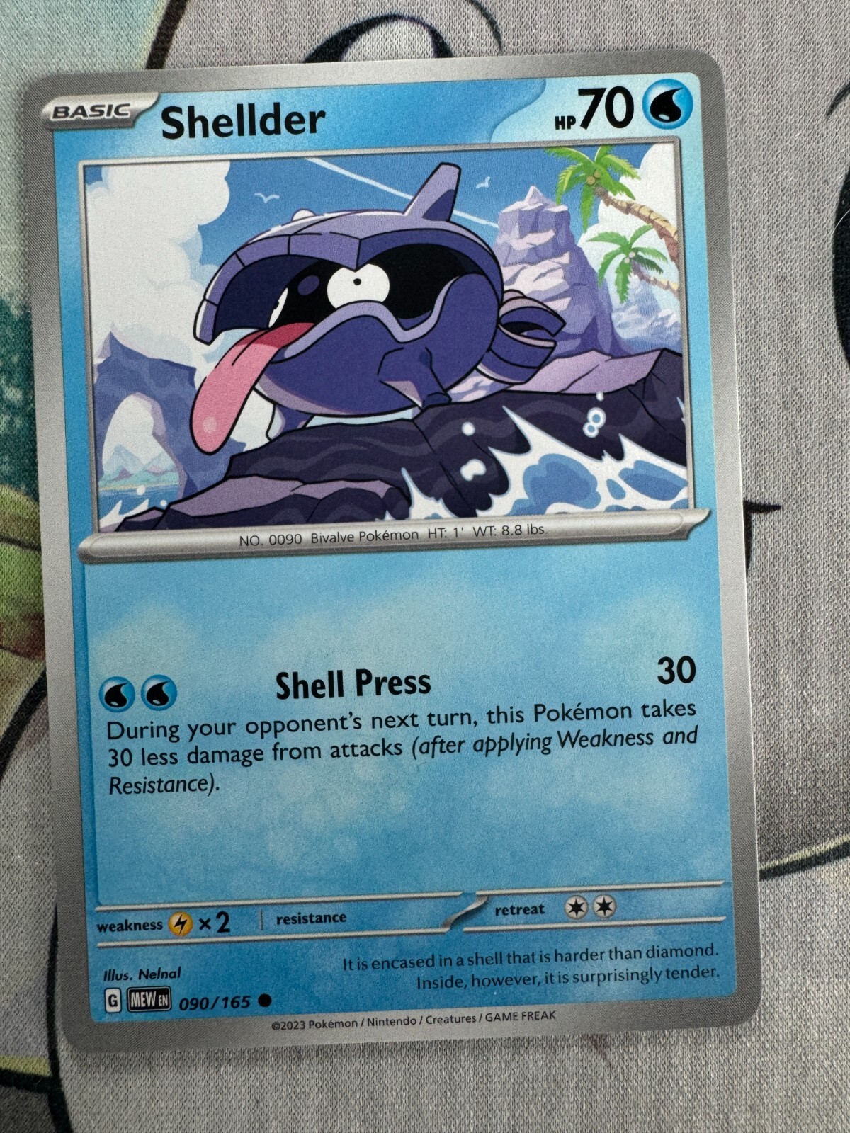 Shellder Non-Holo English Pokemon TCG BKCB31
