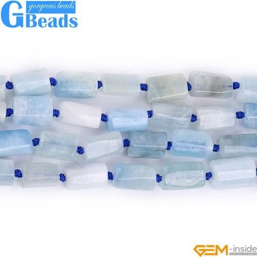 Natural Assorted Gemstone Faceted Tube Column Beads for Jewelry Making 8x12mm - Picture 66 of 192