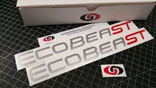 EcoBeast ST Decals (2pk) Ecoboost Stickers Fits Focus Explorer ST 2.0 2.3 Turbo