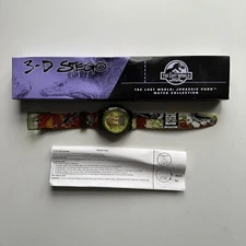 Vintage Burger King Watch The Lost World Jurassic Park Collection 3-D Stego 1997