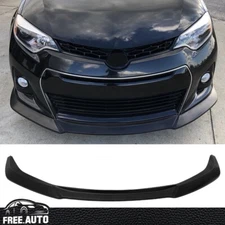 Fit 14-16 Toyota Corolla Type S & GT Front Bumper Lip Chin Spoiler Splitter — PU