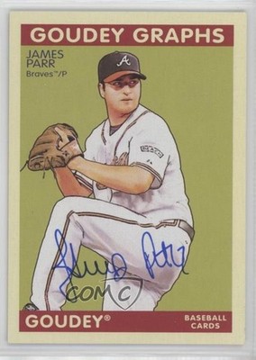 2009 Upper Deck Goudey Graphs James Parr #GG-JP Auto 9ki