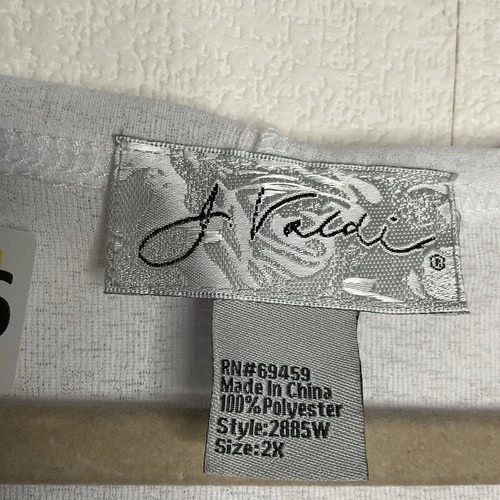 Nuevo sin etiquetas Traje de baño túnica Top J.Valdi con capucha manga corta para mujer talla grande 2X Foto 2 de 4