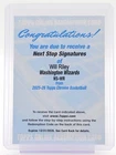 WILL RILEY 2025-26 TOPPS CHROME NEXT STOP SIGNATURES #NS-WR WIZARDS Q4376