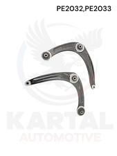 For Peugeot 5008 2009-2017 Suspension PE2032P5 Lower Wishbones Control Arm Pair