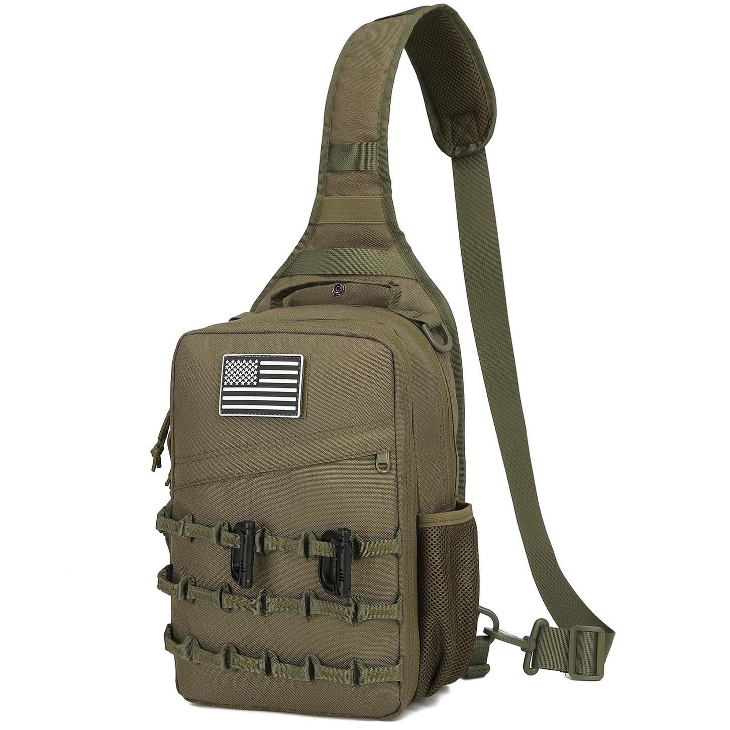 Tactical Sling Backpack EDC Molle Assault Pack Military Rover Shoulder Bag  