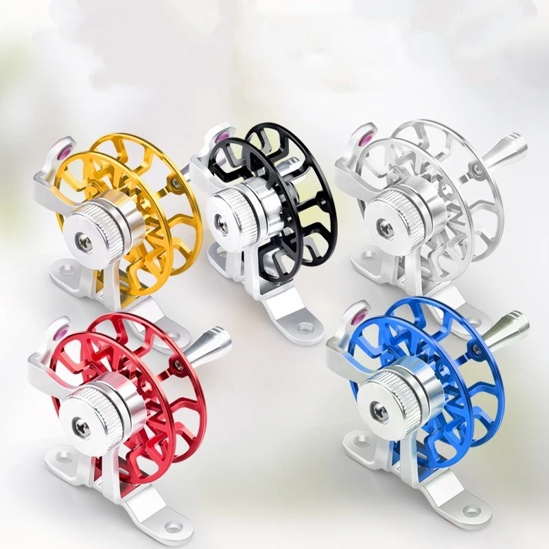 ebay straight line ice fishing reels ICX Carbon Inline Reel Left/Right Hand Ice FishingReel Drum