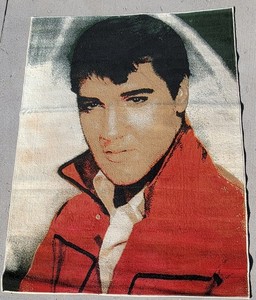 エルビスプレスリー　vintage ラグ　大 Elvis Rug | eBay