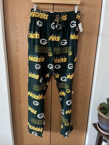 Men’s NFL Green Bay Packers Pajama Pants Lounge Sleepwear Size Small NEW