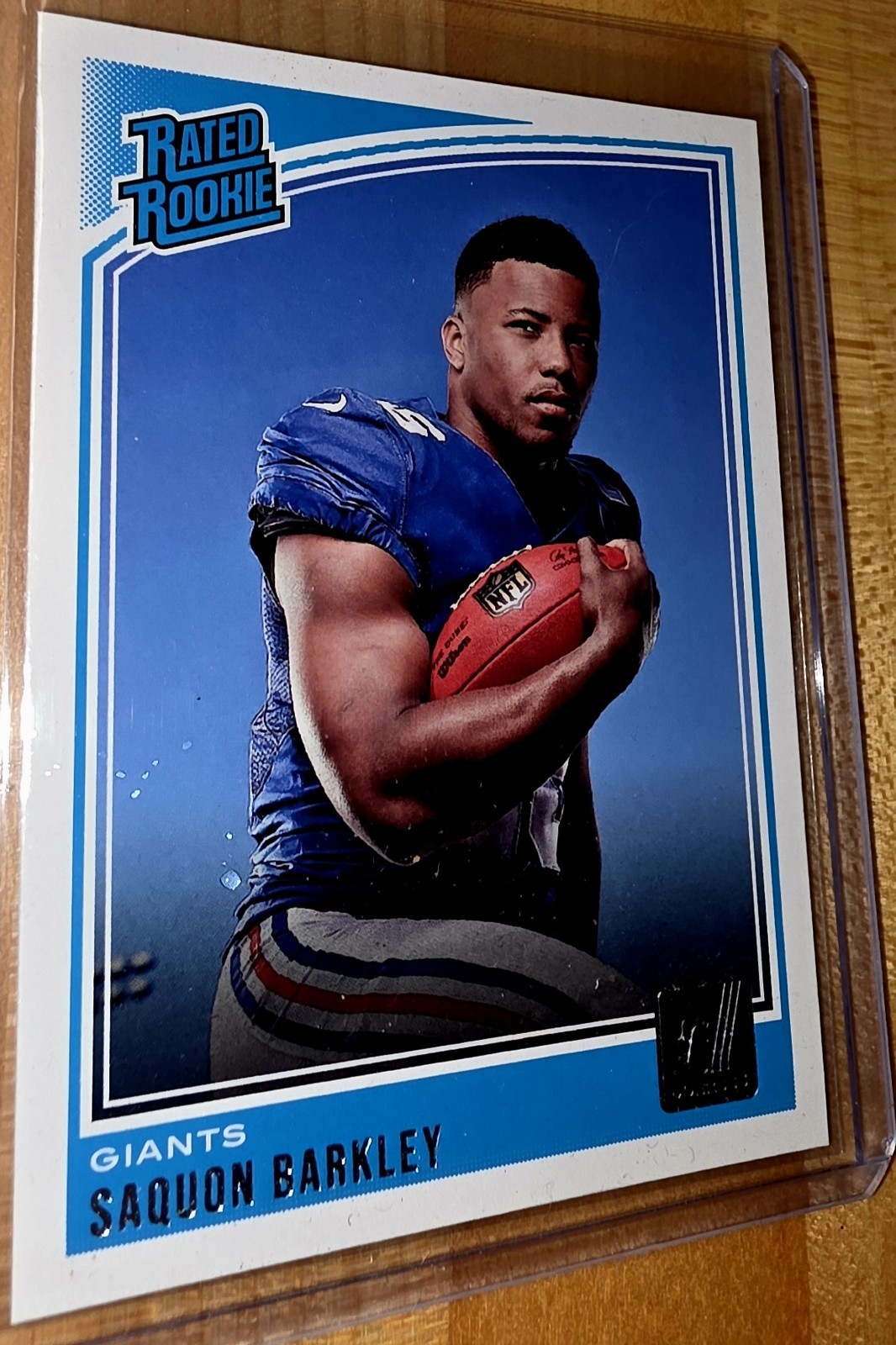 2018 Panini Donruss Saquon Barkley Rated Rookie #306 NY Giants RC