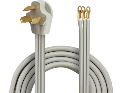 Cable alimentación secadora 3 hilos con terminales tipo O resistente