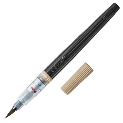 Pentel Color Brush Pen Art Brush Pale Brown XGFL-163