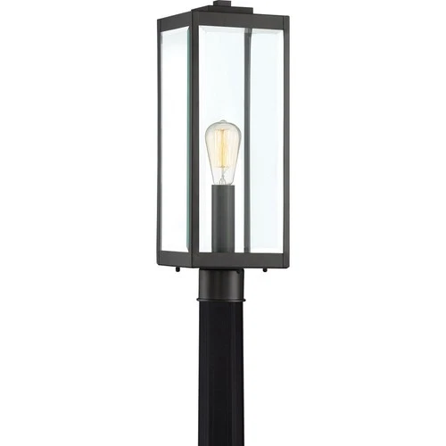 Westover 1-Light Outdoor Post Lantern in Transitional Style 20.5 Inches Tall and - Picture 1 of 9