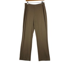 Chico’s Easywear Soft Knit Slinky Pull On Comfort Pants Women’s 2/Large Taupe