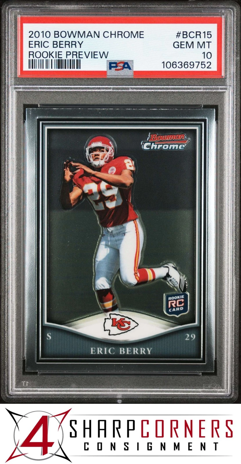 Eric Berry Bowman Chrome Rookie Preview #BCR15 Base