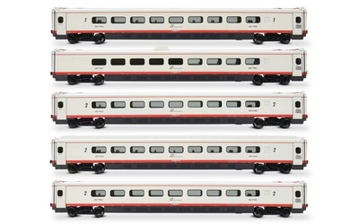 Rivarossi HR3024 5 Zwischenwagen ETR 460 Lackierung ''Weißblinker''