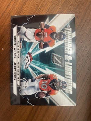 2022 Panini Zenith - Thunder & Lightning Russell Wilson, Jerry Jeudy #TL-RJ