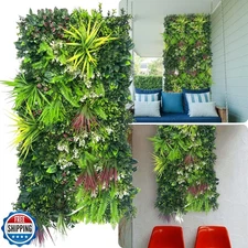 ODTORY Artificial Hedge Grass Wall Panel: 40" x 20" UV-Anti Faux Boxwood Ivy 