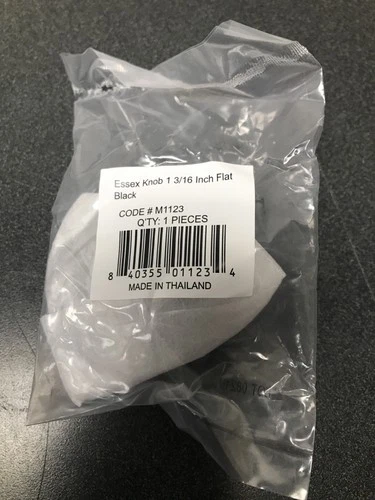 Top Knobs Essex Mushroom Cabinet Knob - Flat Black - Picture 1 of 5