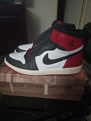 New Jordan 1 High Black Toe OG Reimagined Men's Size 13 Retro 1 2 3 4 5 6 11 12 