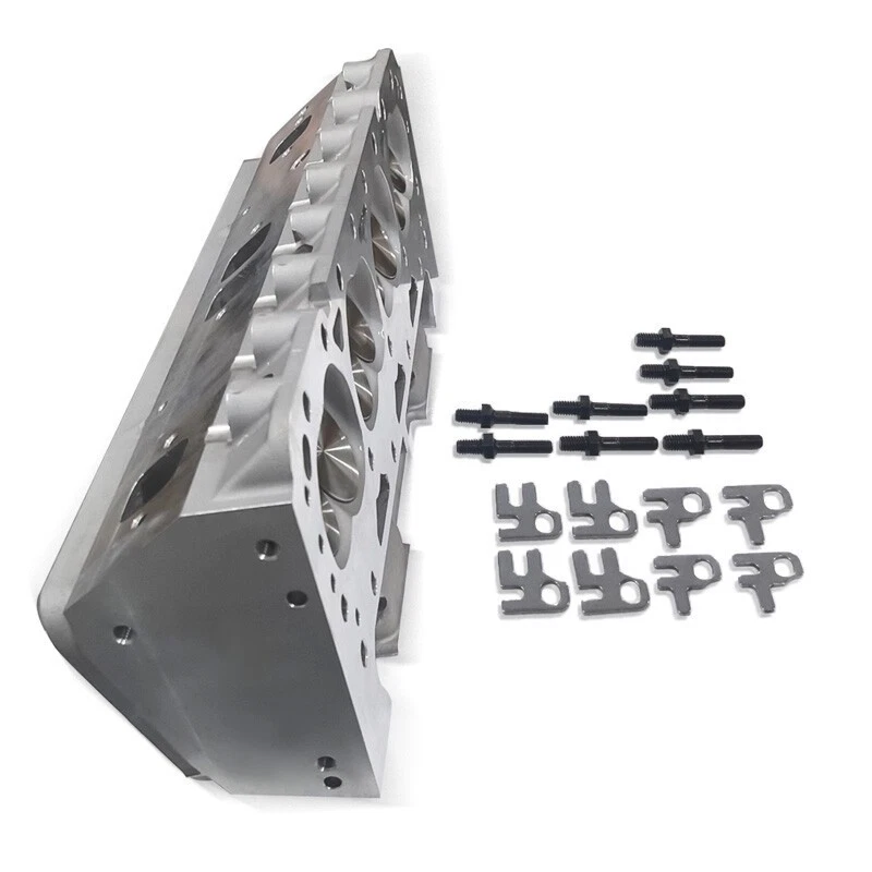 Complete Aluminum Cylinder Heads For SBC Chevy 350 190cc 64cc 2.02/1.60 - Angle Foto 4 de 4