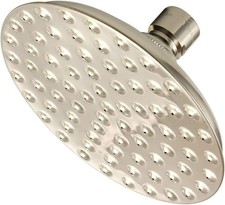 K135A6 Victorian 5-1/4-Inch Round Raindrop Brass Shower Head in Polished Nickel