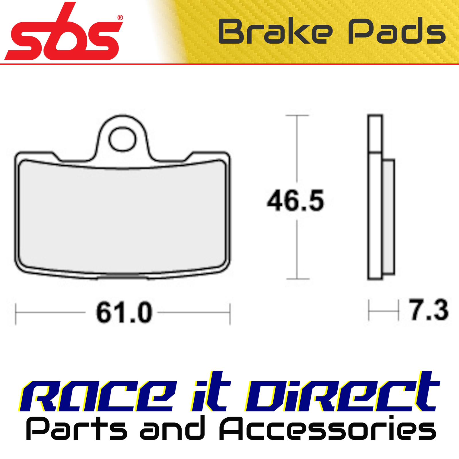 SBS 856RST BRAKE PADS SINTER SPORT