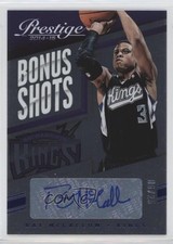 2014-15 Panini Prestige Bonus Shots Blue Plus 6/25 Ray McCallum #73 Auto 9fl
