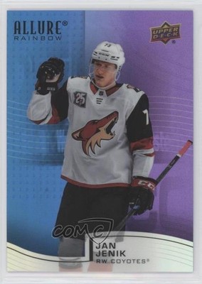 2021 Upper Deck Allure Rainbow Blue Purple /199 Jan Jenik #R-28 Rookie RC 08uy