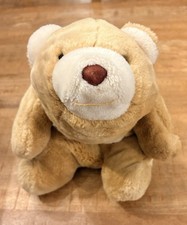 Gund Snuffles Teddy Bear Plush Light Tan, Vintage 1980, 12"