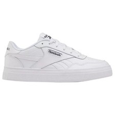 Reebok UK 7 Court Advance Bold Tennis Trainers White 100033985- New