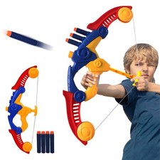 Soft Arrow Bow Set for Kids Beginner, Easy Foam Archery Kit for Starters, wit...