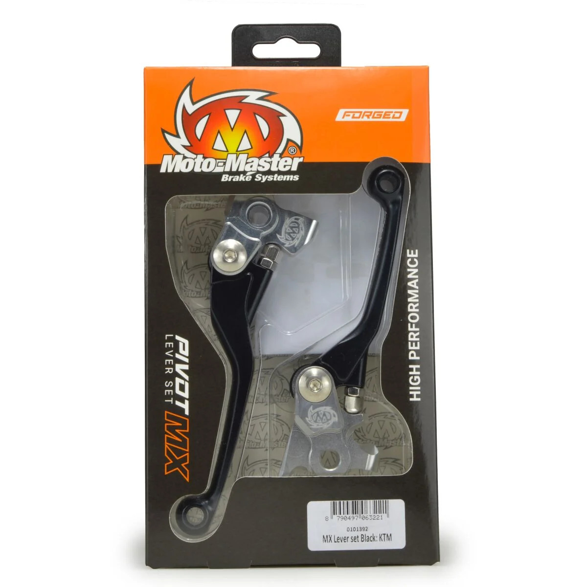 MOTO-MASTER PIVOT LEVER SET BLACK HONDA CRF 250 R, HONDA CRF 250 RX 101342