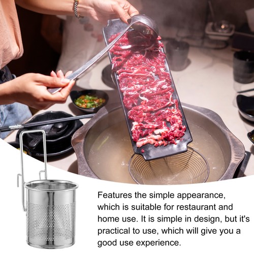 3 Stück Hot Pot Utensil großer Siebkorb mit Griff zum Kochen - Bild 10 von 12