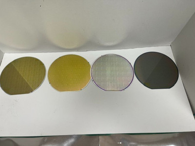 DALLAS SEMICONDUCTOR 150 MM SILICON PROBE WAFERS, LOT OF 4