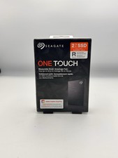 SEAGATE One Touch External SSD - 2 TB - Black - 2nd Generation - USB 3.2 USB C