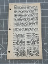 VINTAGE LOCKSMITH AUTOMOTIVE CODE BOOK