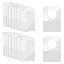 500 Pcs  Tags 1.3x0.9 Inch  Tabs Round Hole Hanging Tabs Retail Self8191
