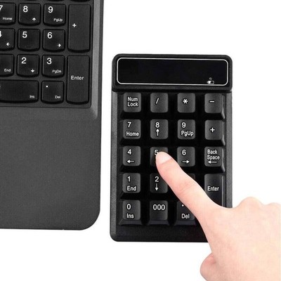 2.4Ghz Wireless Numeric Keypad Mechanical Feel 19 Keys Number Pad Keyboard