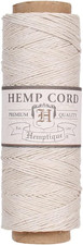 100 Natural Hemp Cord Single Spool - 205Ft 62.5M Hemp String Spool - Crafters