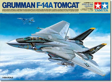 Tamiya TAM61114 1:48 Grumman F-14A Tomcat Airplane Model Kit