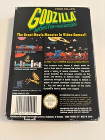 Godzilla Monster of Monsters Nintendo NES - PAL UKV Completo en Caja