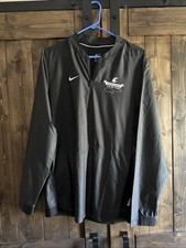 Men’sNike  Windbreaker SizeM Black Cougar Catch In The LastFrontier Quarter Zip